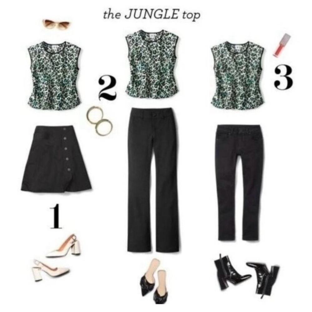 ♥️ CAbi #3260 Cheetah Envy Print Jungle Top - Picture 6 of 10